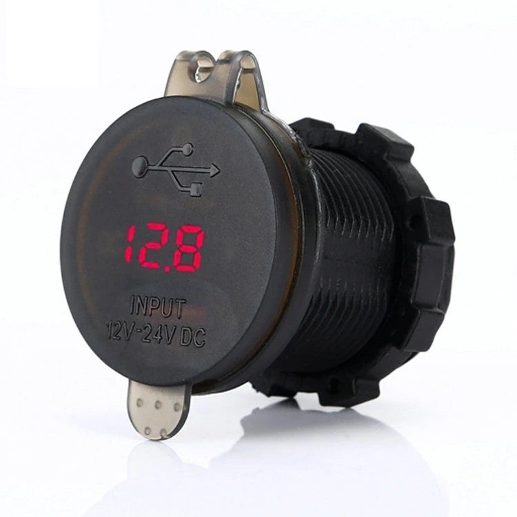 Bluejw 36W PD QC3.0 Fast Car Charger, 12V/24V USB Car Charger Adapter with LED Voltmeter, Automobile Chargers Multi USB Port Power Outlet Quick Charger - Image 4